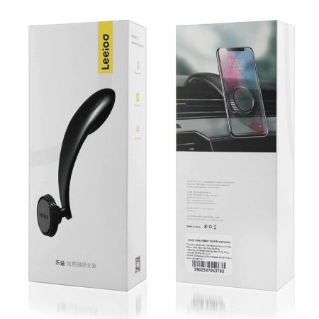 Uchwyt do kokpitu magnetyczny LEEIOO VCS-0165 czarny